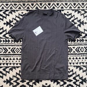 Emporio Armani Men's Tonal Stripe Crewneck T-Shirt with
COA